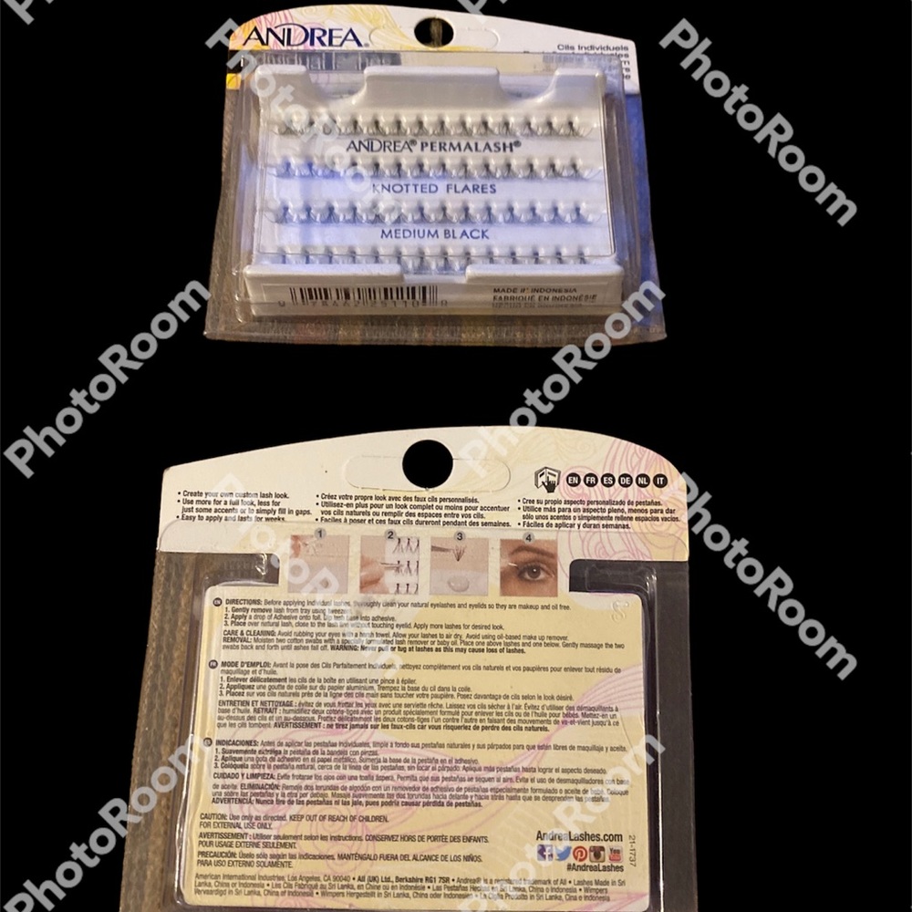Ardell duralash natural knor free short individual black eyelashes lot of 2